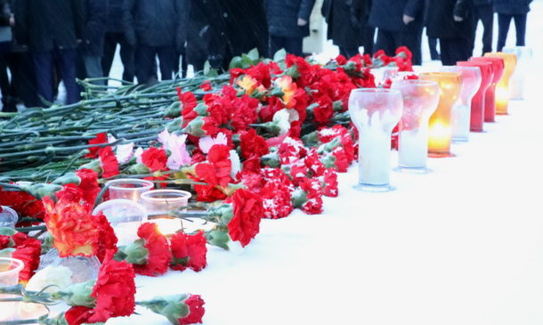 В Чебоксарах почтили память погибших при пожаре в Кемерово