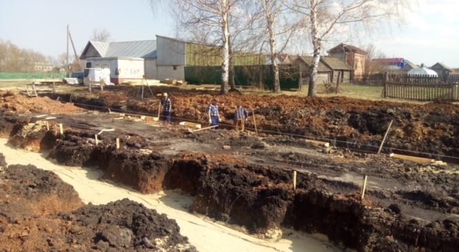 Начато строительство сельского клуба в деревне Починок-Инели