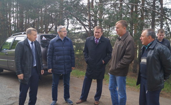 С рабочим визитом в Комсомольском районе побывал министр транспорта и дорожного хозяйства Чувашской Республики Владимир Иванов