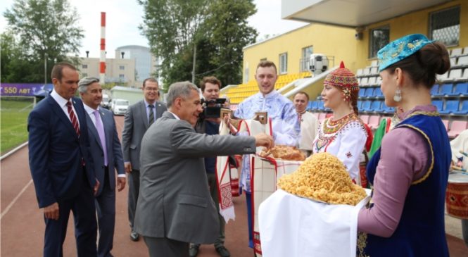 В чебоксары прибыл Президент Республики Татарстан Рустам Минниханов