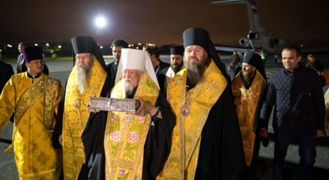 В Чувашии встретили величайшую православную святыню — десницу святителя Спиридона Тримифунтского