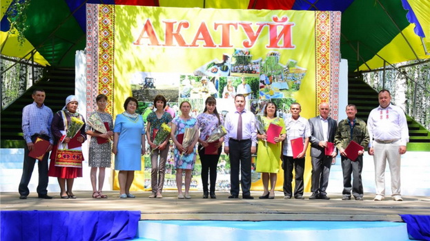 В Ибресинском районе состоялся праздник песни, труда и спорта «Акатуй-2019»