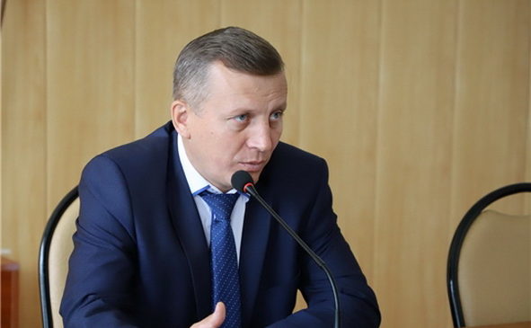 Совещание главы администрации района Александра Осипова с главами сельских поселений