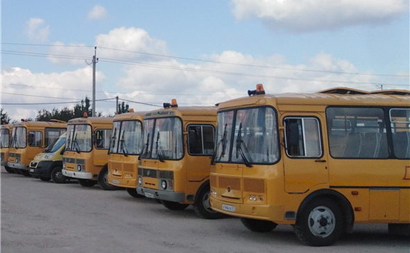 Школьные автобусы прошли техническое обследование