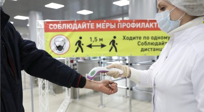 Олег Николаев проверил, как предприятия Чувашии соблюдают противоэпидемиологический режим