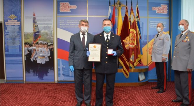 Олег Николаев поздравил МВД по Чувашской Республике со 100-летием со дня образования