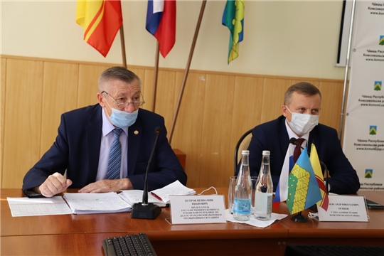 Председатель ГКЧС Чувашии Вениамин Петров с рабочим визитом побывал в Комсомольском районе