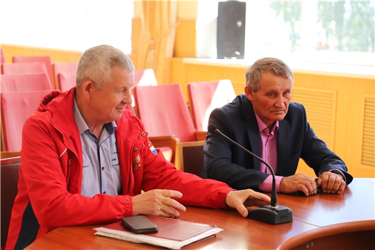 Рабочая встреча главы администрации Комсомольского района Александра Осипова с руководителями сельхозпредприятий и КФХ района