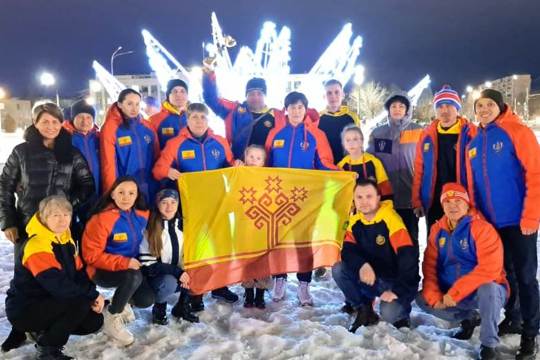 Команда Чувашии заняла второе место в своей группе на Всероссийских зимних сельских играх