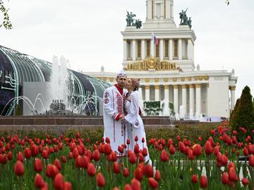 Влюбленные из Чувашии поженились на Международной выставке «Россия»